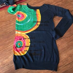 Bohemian print; never worn; cowlish neckli…